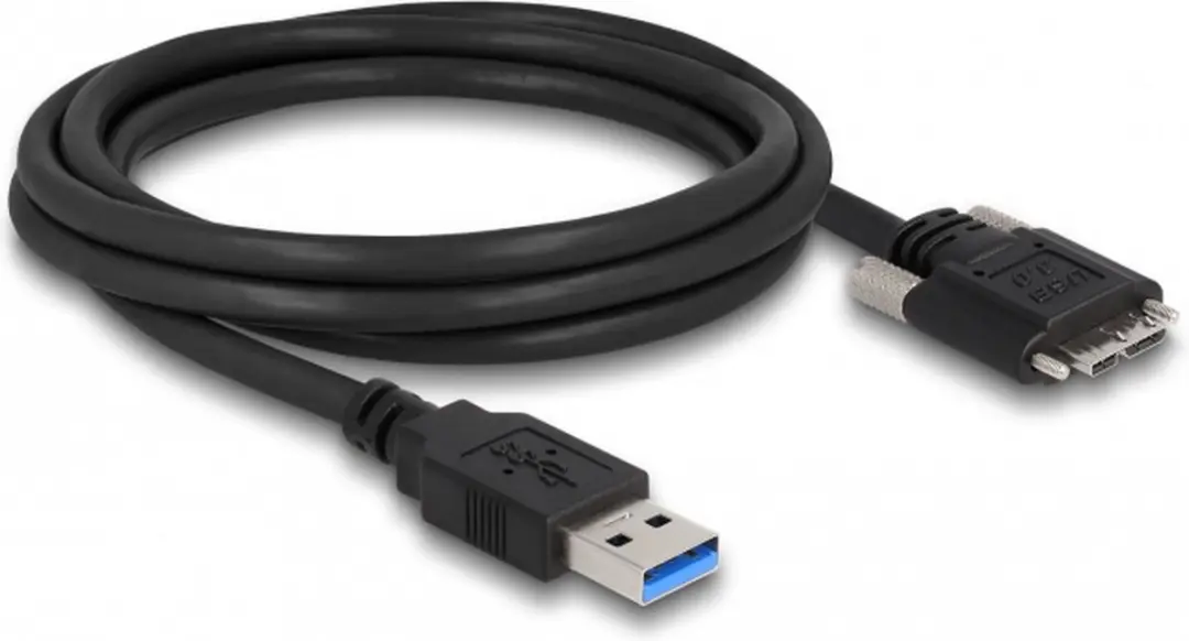 Delock USB 3.0 Type-A naar Micro-B Kabel 2m - Zwart