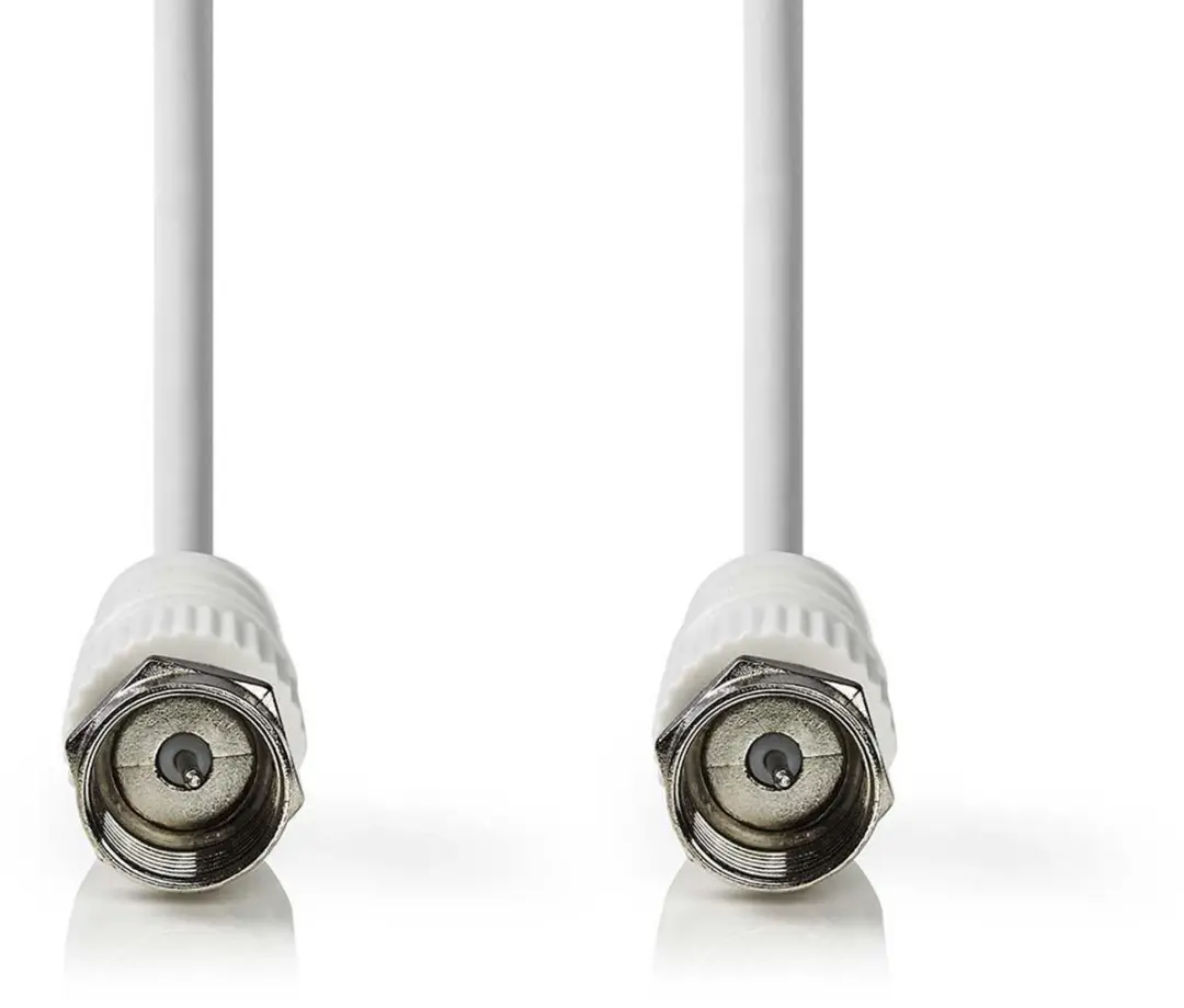 Nedis CSGL41000WT15 Antennekabel F-Male - 1.50m - Wit