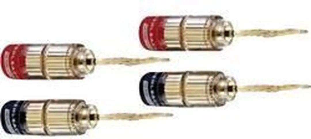 Oehlbach 3022 Luidsprekerconnector Stekker - 4 Stuks - Rood/Zwart