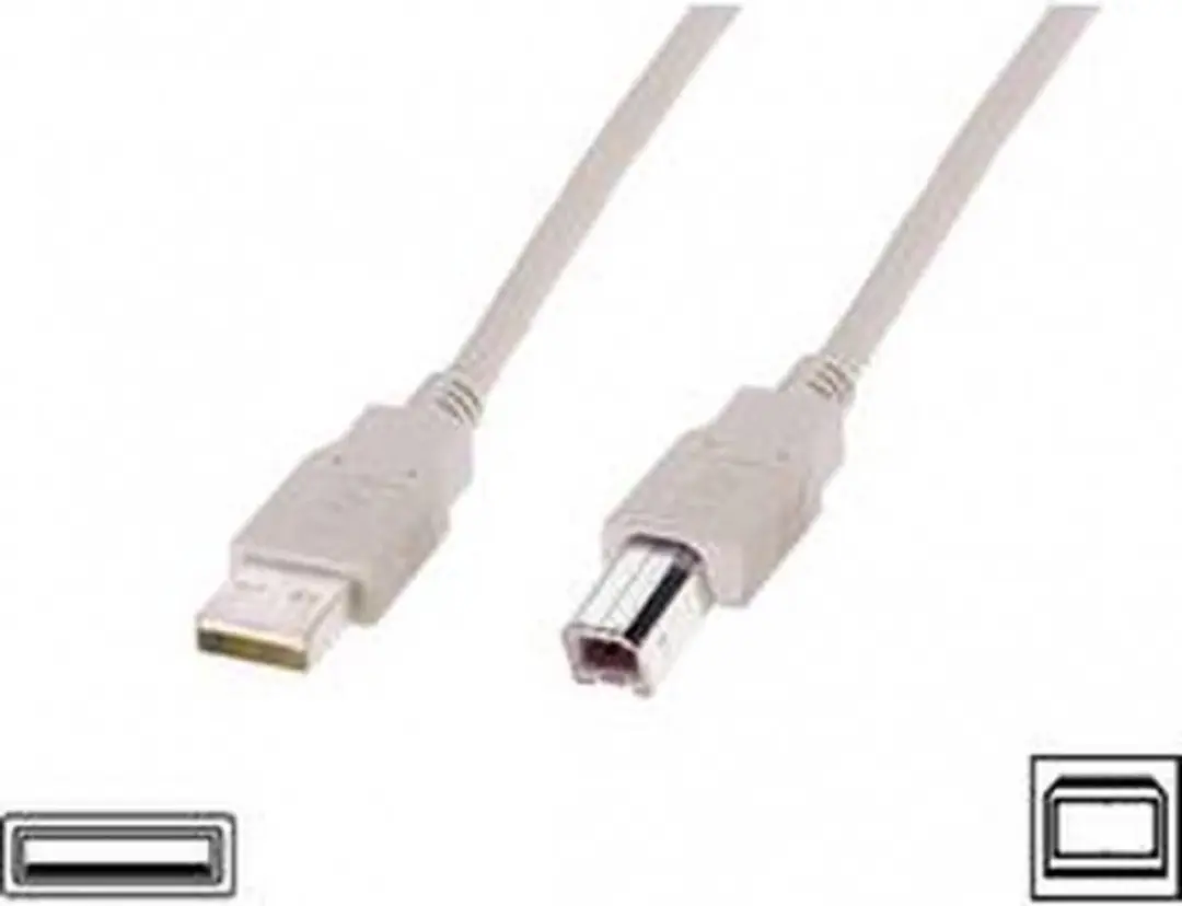 Digitus USB Printerkabel 18m USB 2.0 - Beige