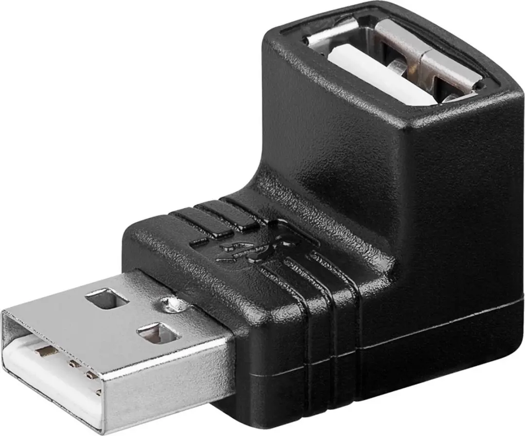 Goobay USB2.0 Adapter Haaks 10 Stuks - Zwart