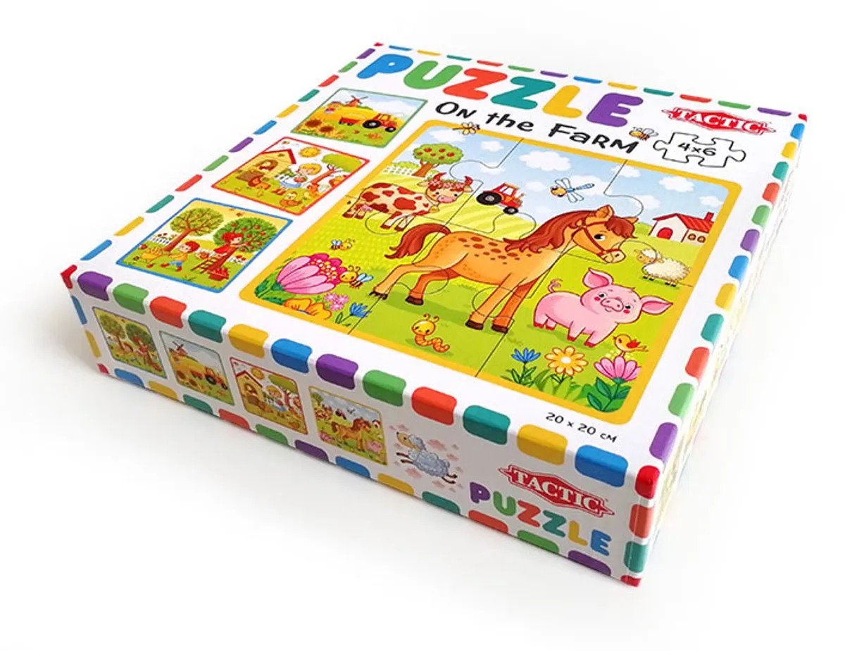 Tactic My First Puzzle On the Farm - 24 Stuks Multicolor