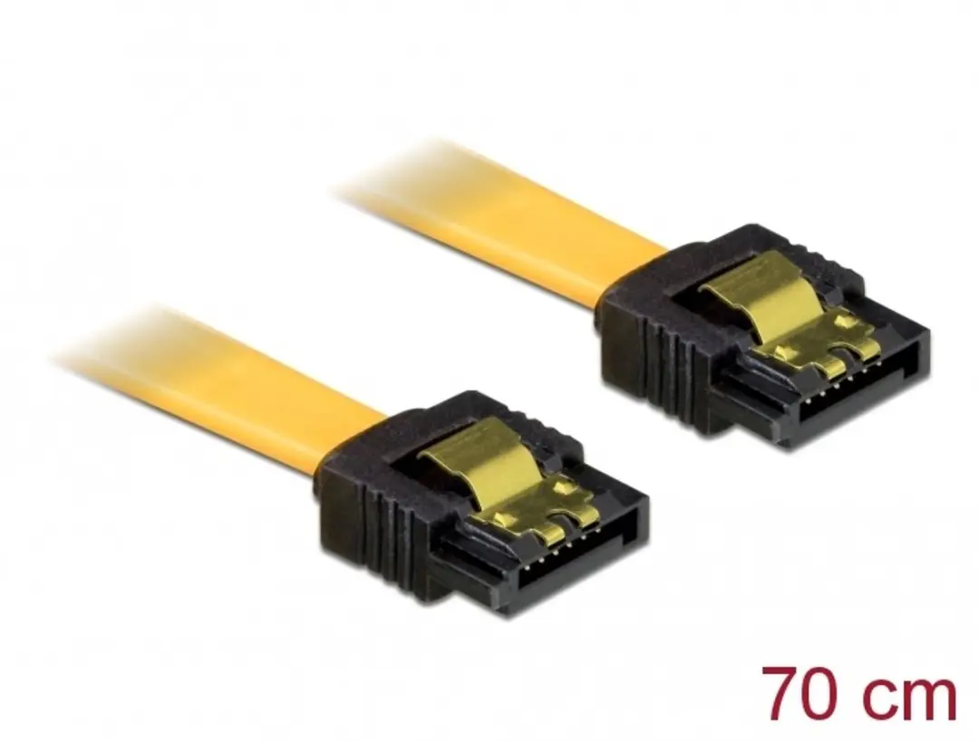 Delock SATA 3 Gb/s Cable 70 cm yellow