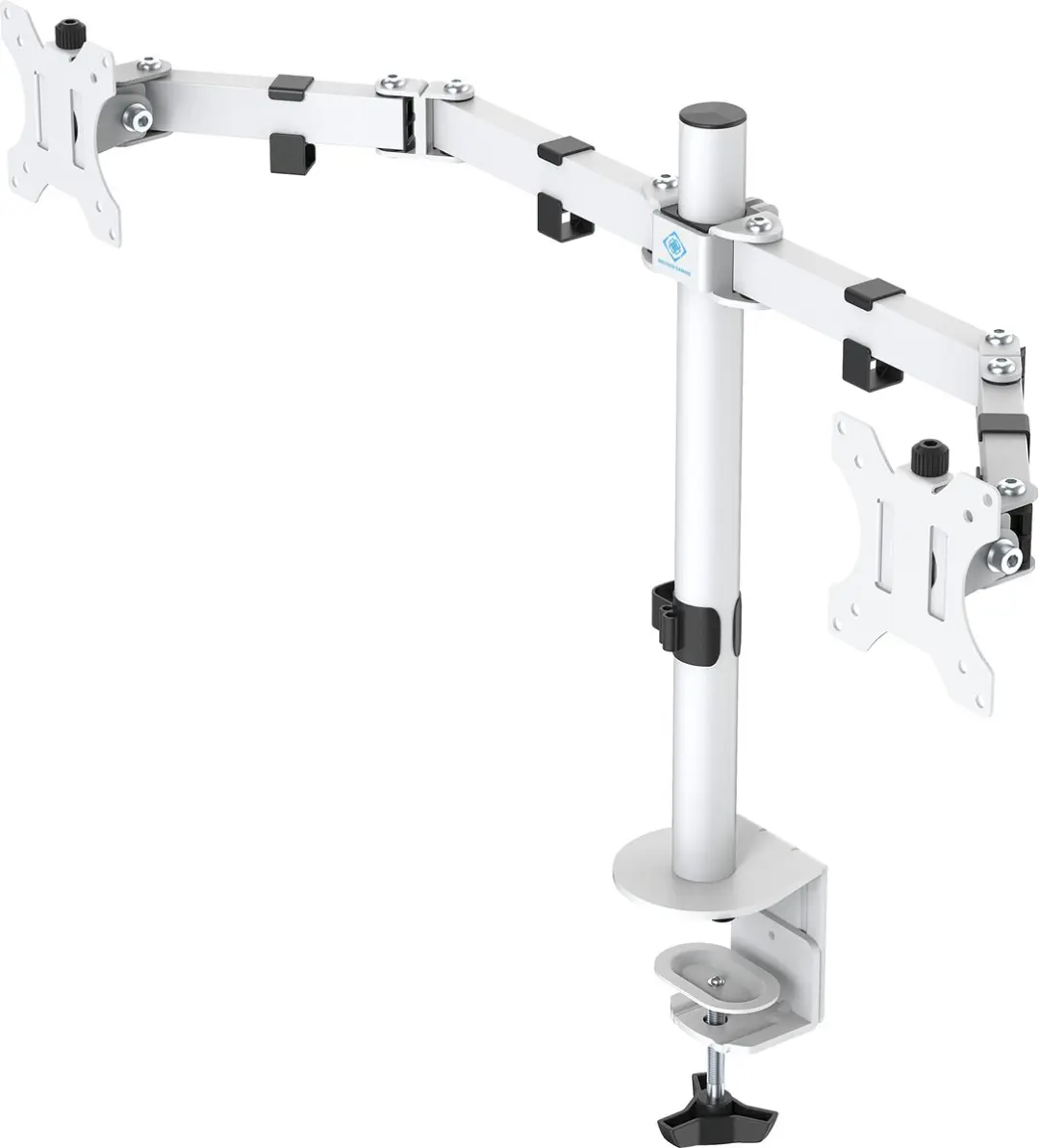 Deltaco GAM-040 Monitorarm - 2 Schermen 13-32" - Wit