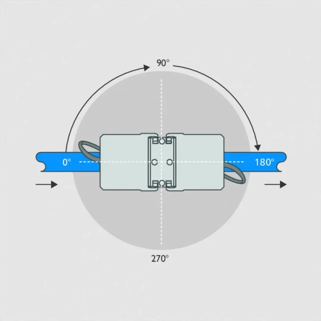 Metz Connect Netwerkadapter CAT 6A - Kleurloos