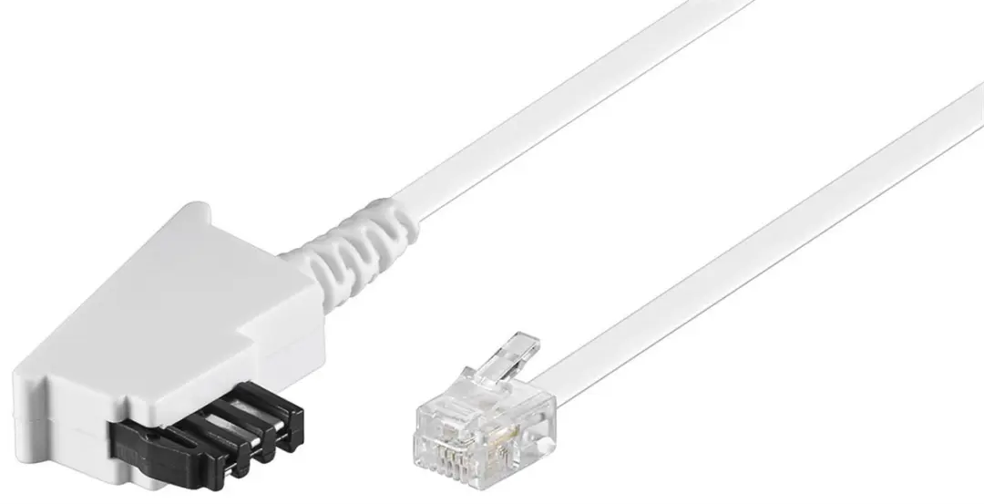 Goobay 68542 telefoonkabel 15 meter Wit