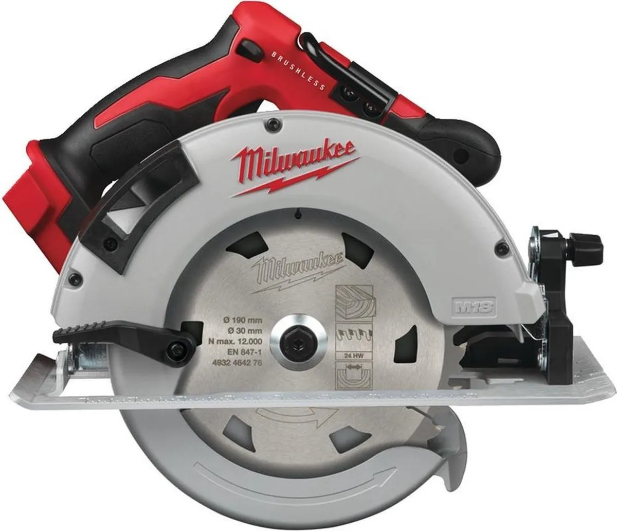 Milwaukee M18 BLCS66-0X Accu Cirkelzaag 190mm