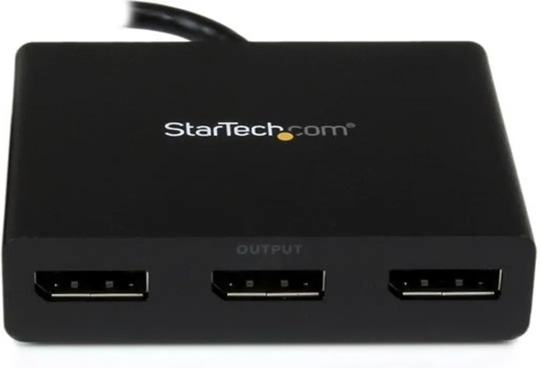 Startech MSTDP123DP DisplayPort Adapter - 3x DisplayPort - Zwart