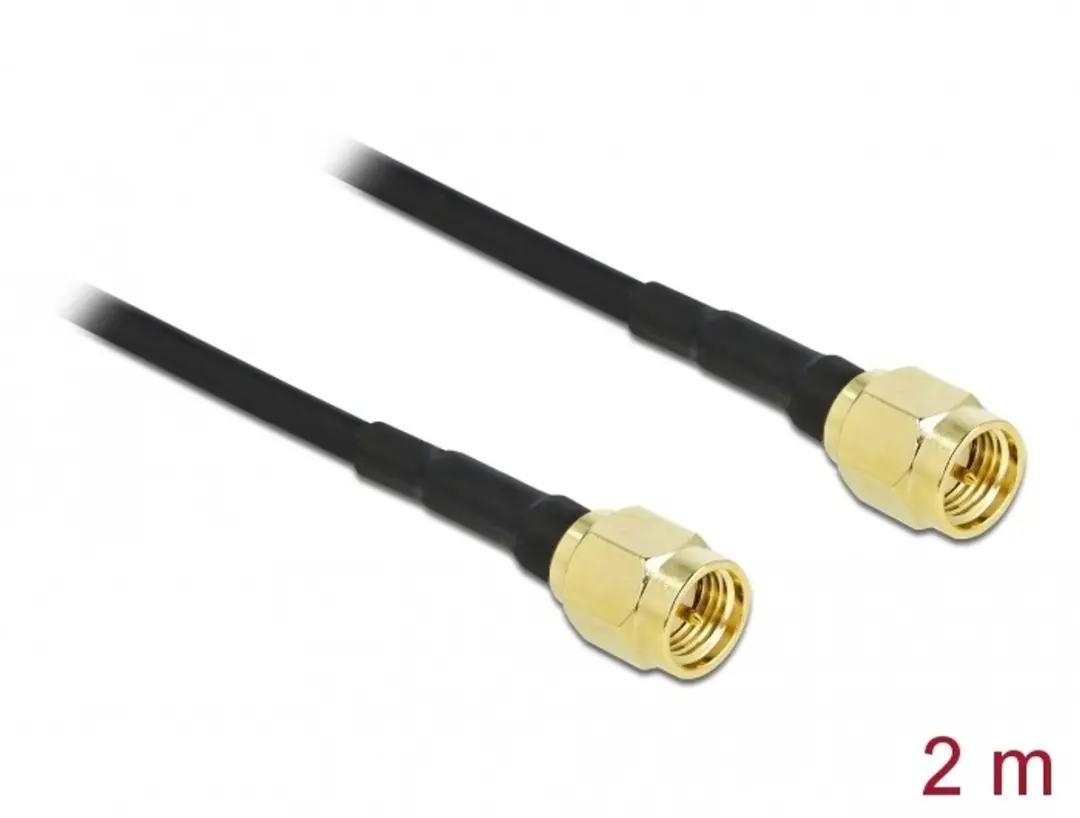 Delock SMA-SMA Antennekabel LMR/CFD100 2m