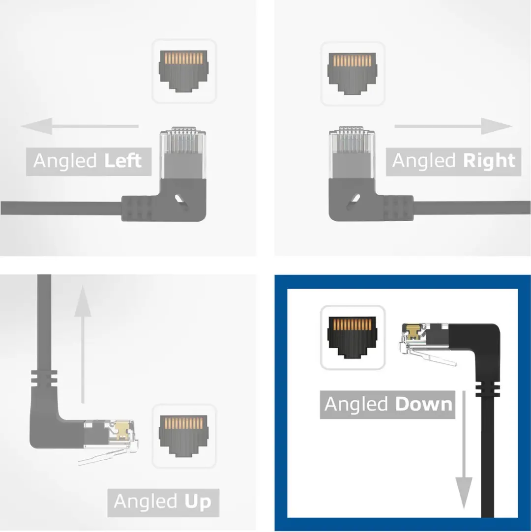ACT DC3930 Patchkabel CAT6A U/UTP 0,15m - Zwart - afbeelding 6 van 6