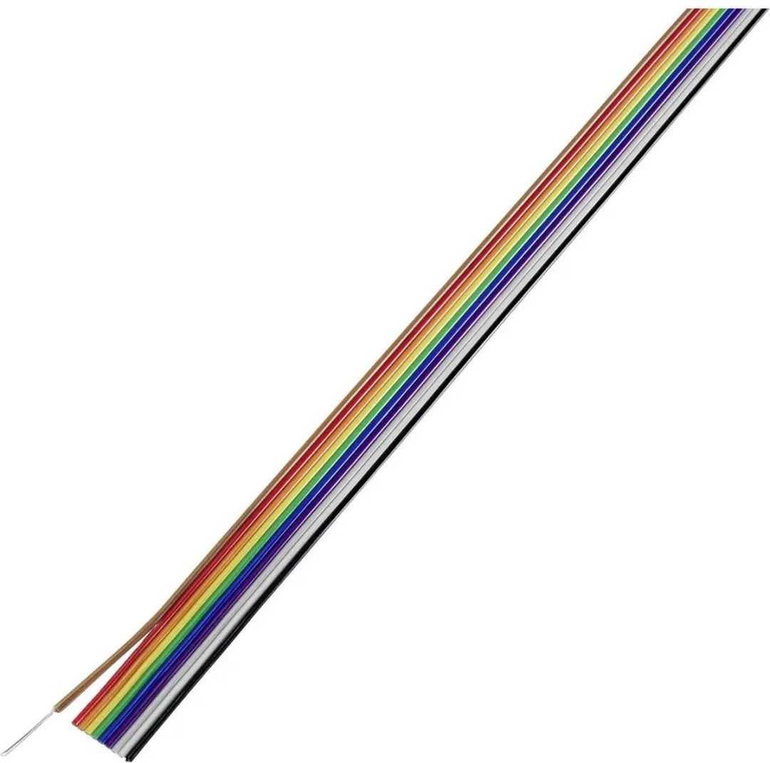 Tru Components TC-7638576 Datakabel 10x1.27mm - 30m - Meerdere kleuren