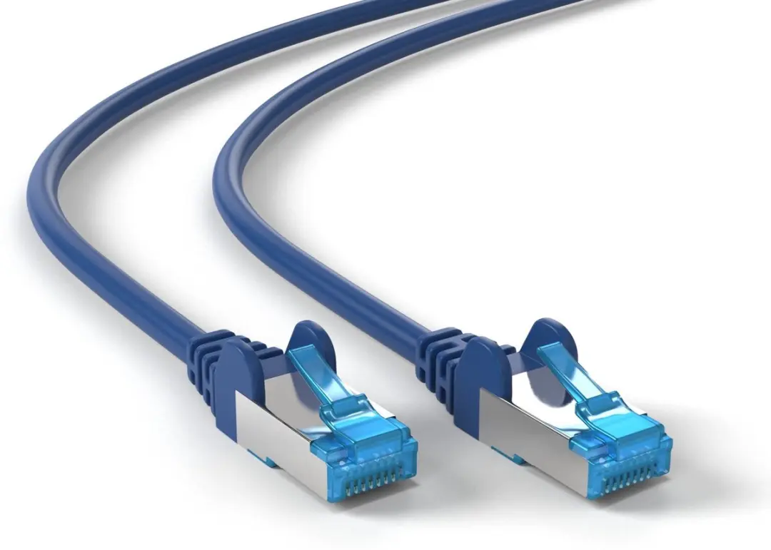 Goobay S/FTP CAT6a 10G Netwerkkabel - 2m - Blauw