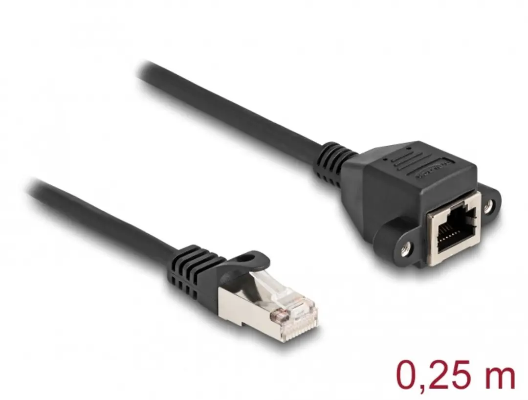 Delock RJ50 Kabel M/F S/FTP 0,25m