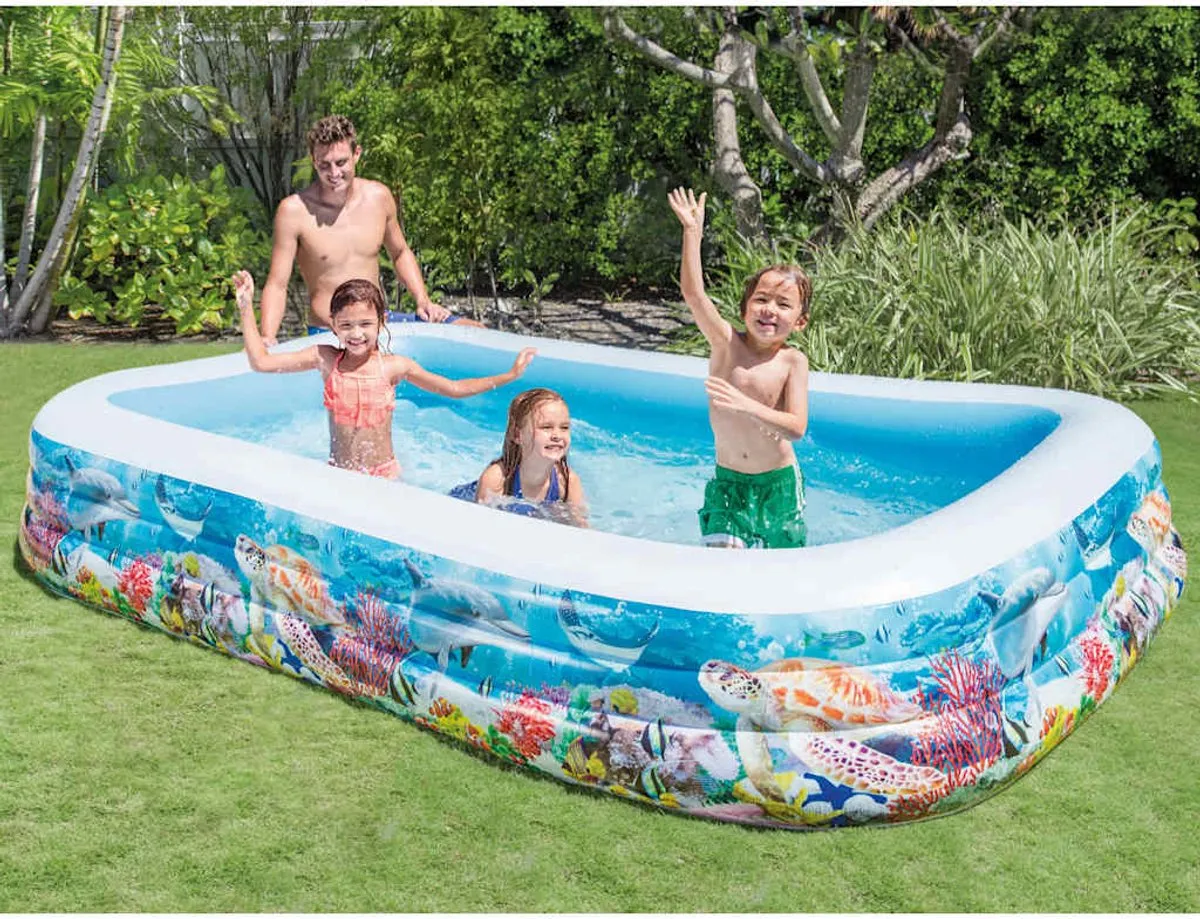 Intex Swim Center 58485 Zwembad - 305x183x56cm - 1020L - Blauw - afbeelding 3 van 6