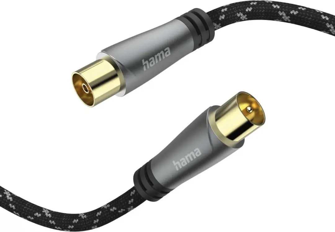 Hama Coax-koppeling Verguld 1,5m - 120dB