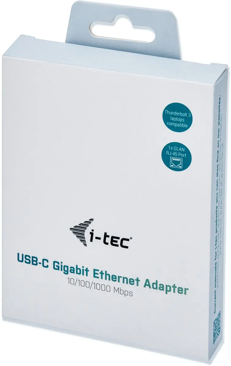 I-tec C31METALGLAN USB-C Gigabit Ethernet Adapter - Zwart - afbeelding 6 van 6