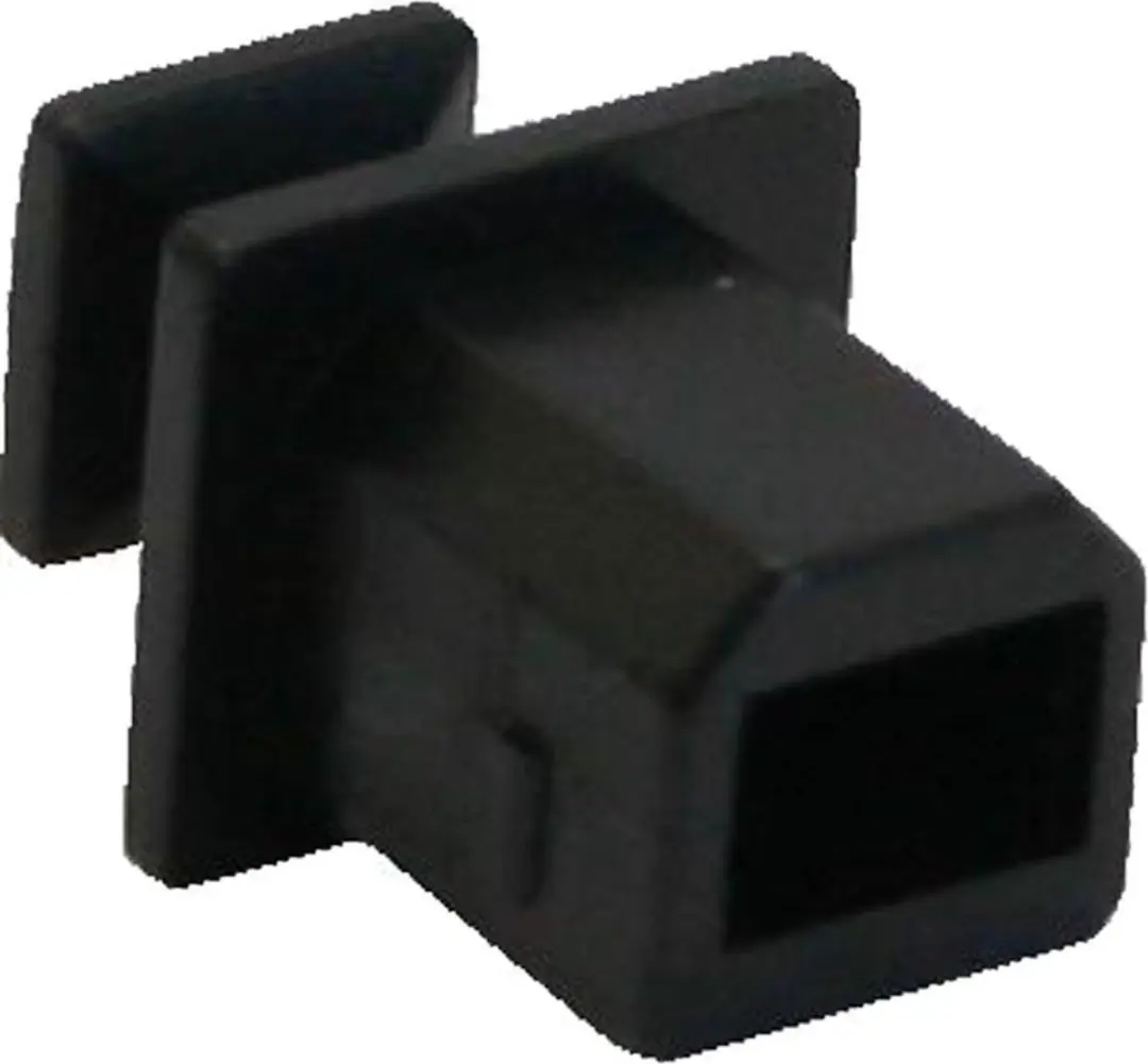 InLine USB-B Afsluitcover 50 Stuks - Zwart