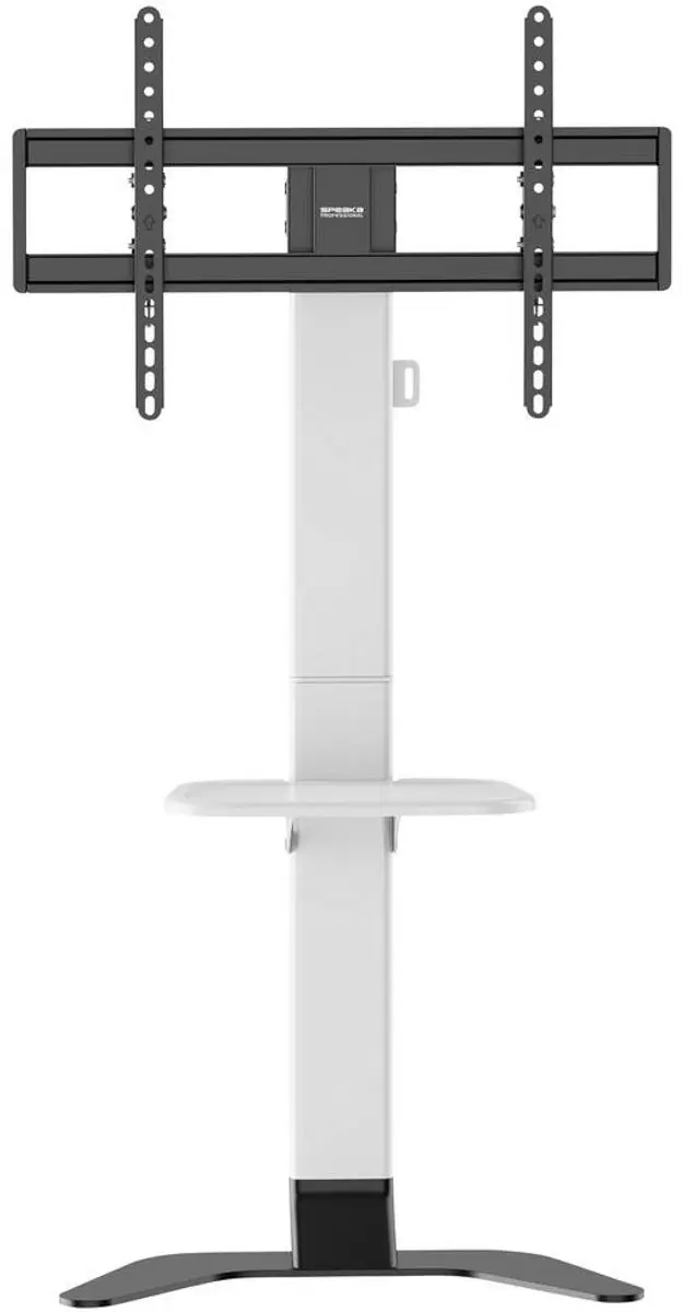SpeaKa Professional SP-TVS-600 TV-Voet 86" - In hoogte verstelbaar - Wit/zwart