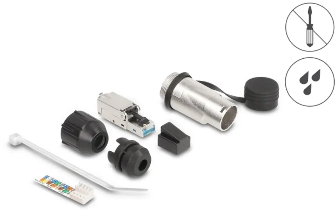 Delock RJ45 Cat.6A Modular Plug