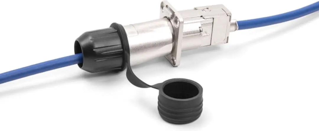 Delock RJ45 Cat.6A Modular Plug - IP66 - Zwart