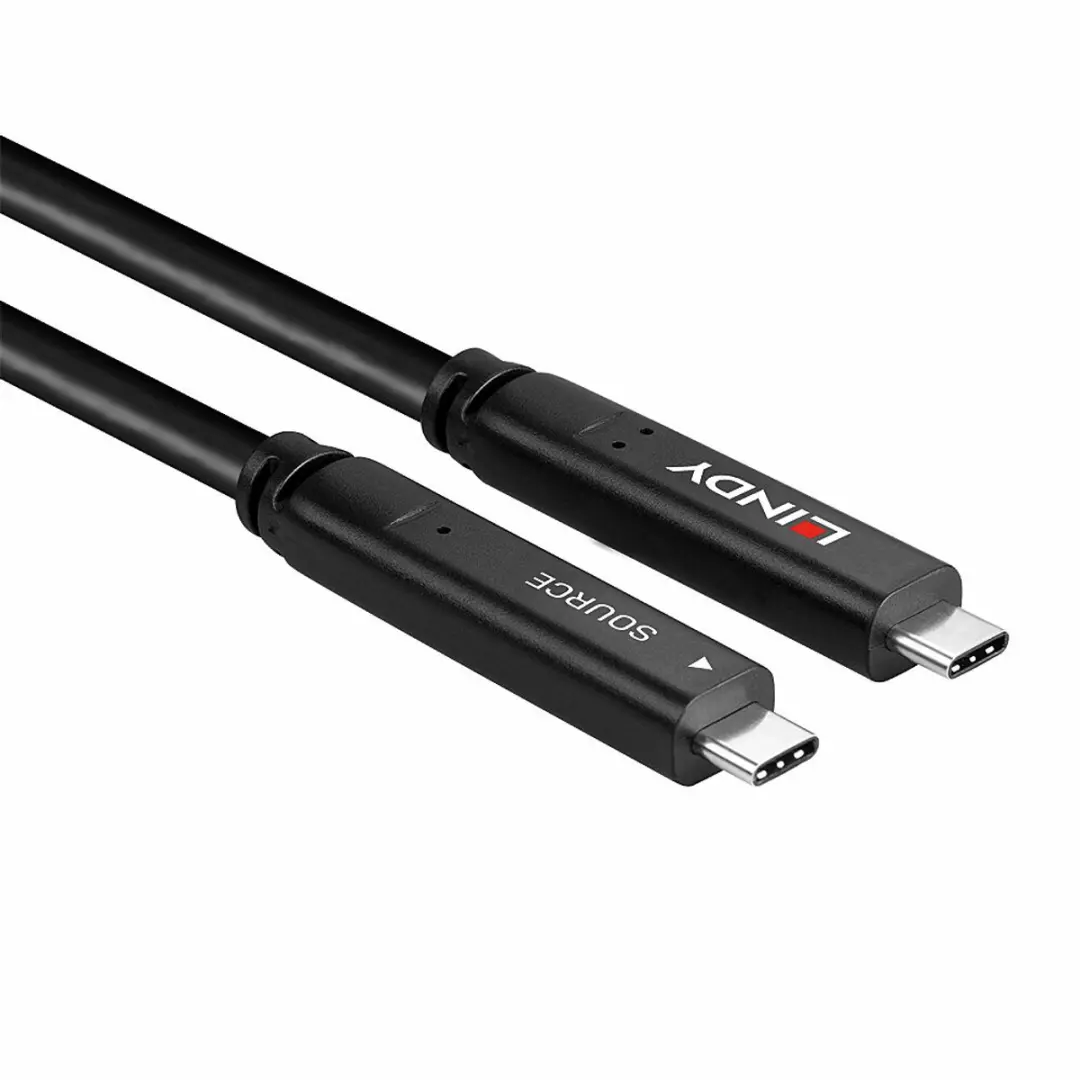 Lindy 43399 USB 3.2 Gen 1 Kabel 15m USB-C - Zwart