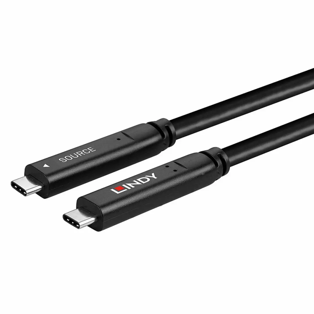 Lindy 43399 USB 3.2 Gen 1 Kabel 15m USB-C - Zwart