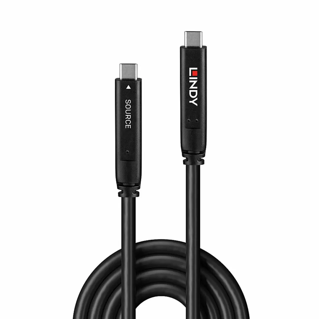Lindy 43399 USB 3.2 Gen 1 Kabel 15m USB-C - Zwart