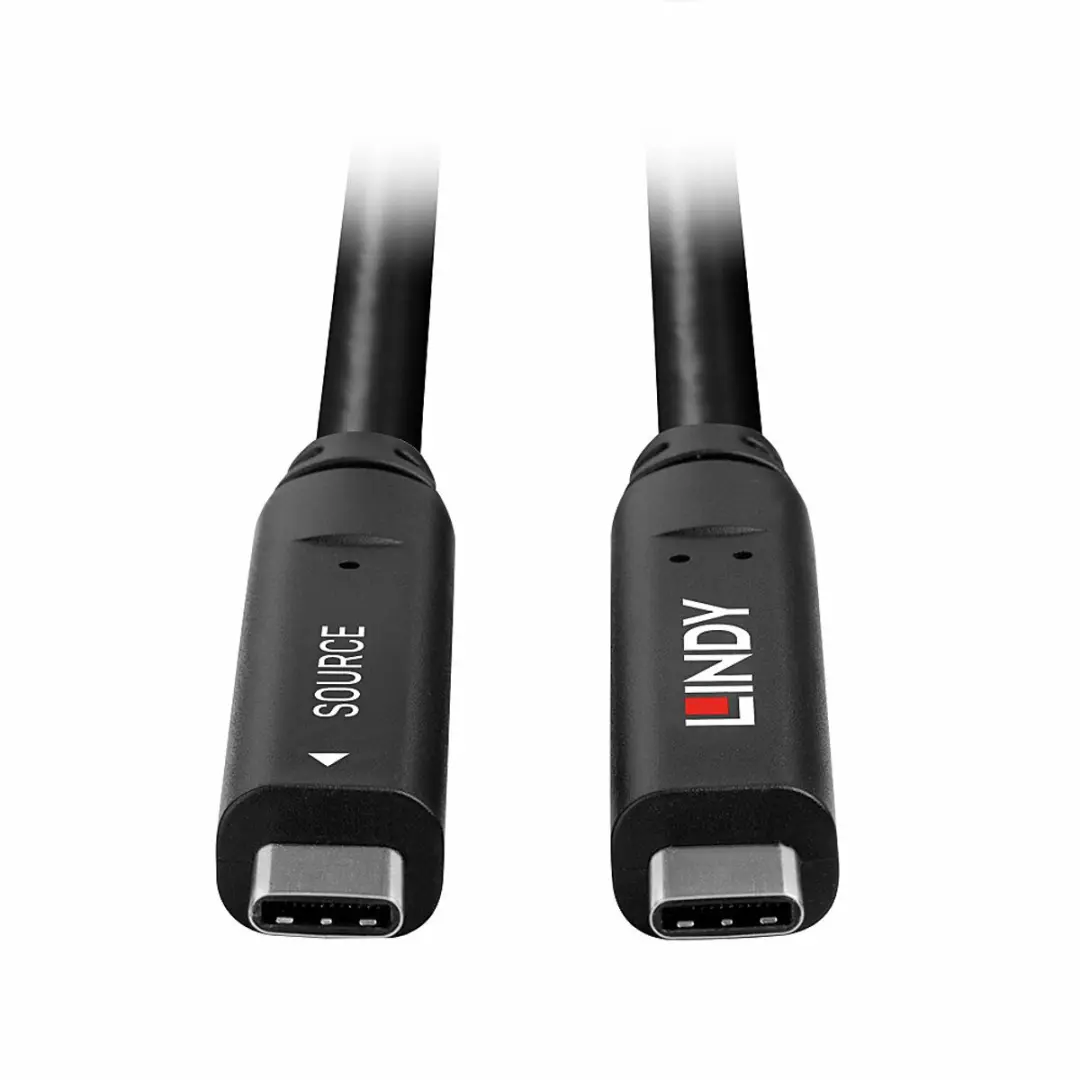 Lindy 43399 USB 3.2 Gen 1 Kabel 15m USB-C - Zwart