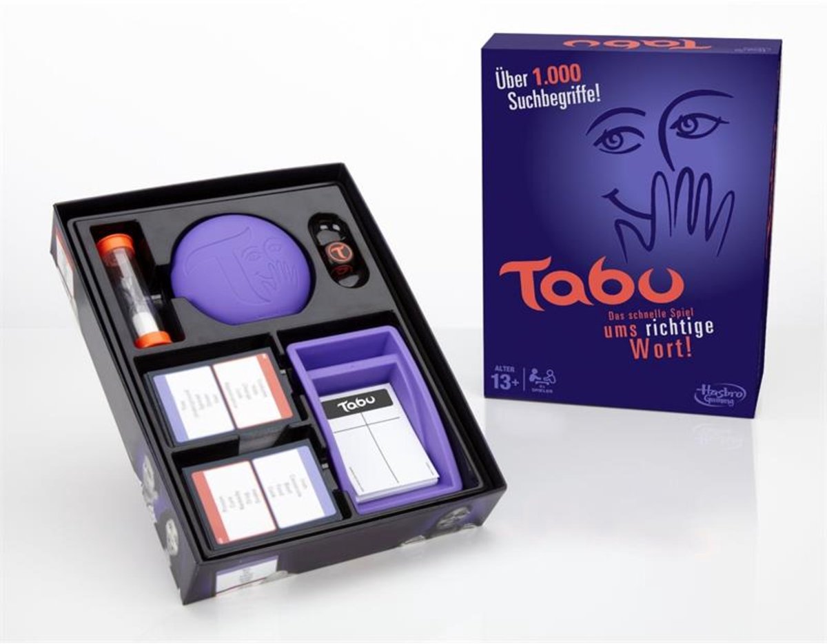 Hasbro Tabu - Woordspel voor 4 tot 10 spelers - Feestspel