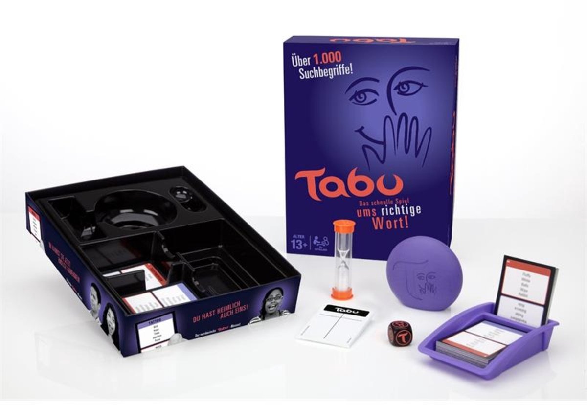 Hasbro Tabu - Woordspel voor 4 tot 10 spelers - Feestspel