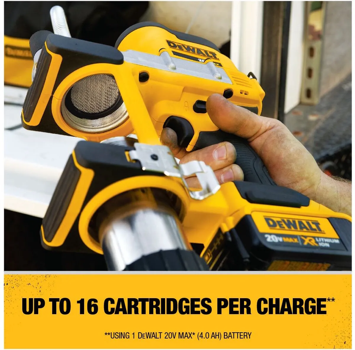 DeWalt DCGG571M1 Vetspuitset 18V - 400ml - 4.0Ah
