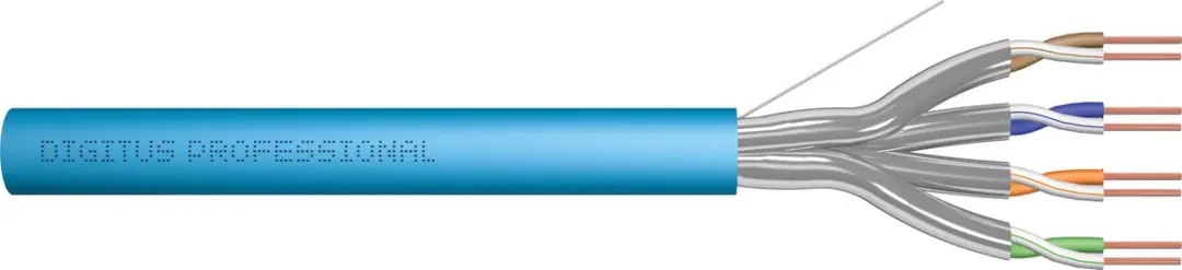 Digitus DK-1623-A-VH-1 Netwerkkabel CAT 6A U/FTP 100m - Lichtblauw