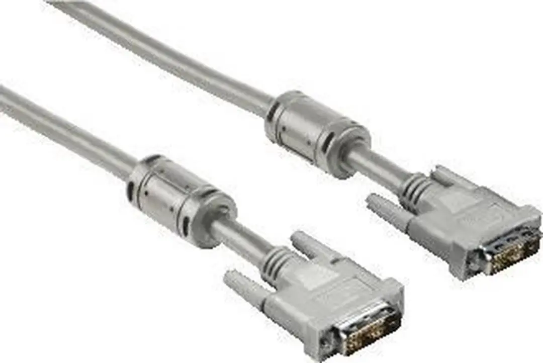 Hama 00045076 DVI kabel 1,8 m DVI-D Grijs