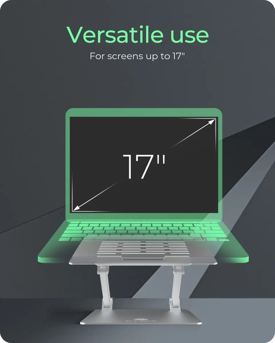 Icy Box IB-NH300 Laptopstandaard 17" - Zilver