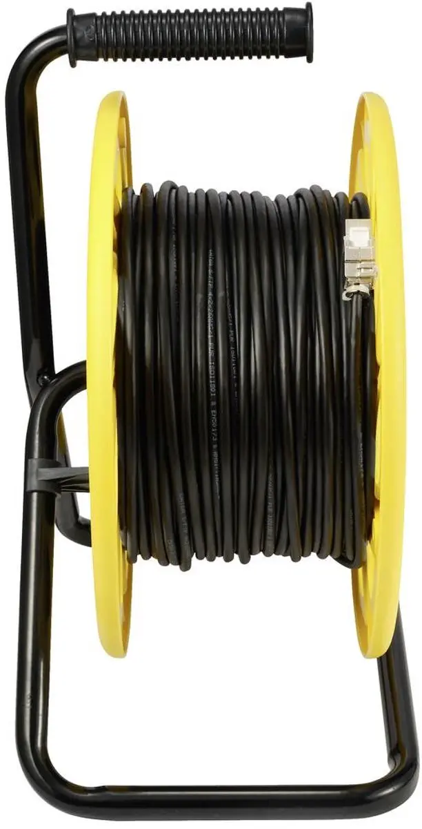 Renkforce CAT 6A Netwerk Kabelhaspel 60m - Zwart - afbeelding 6 van 6