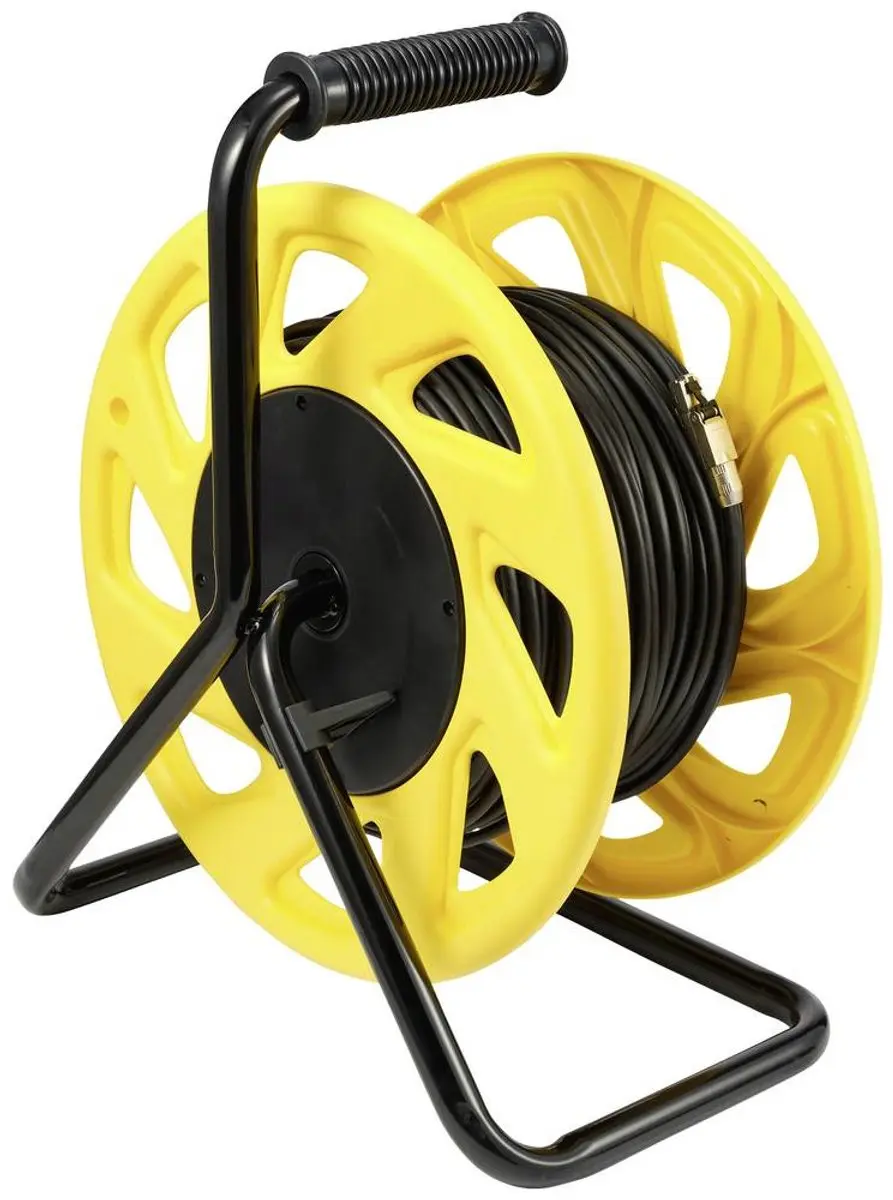 Renkforce CAT 6A Netwerk Kabelhaspel 60m - Zwart