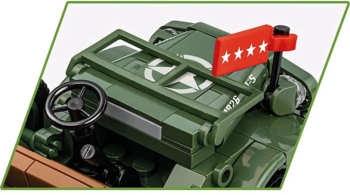 Cobi Dodge WC-56 Commandowagen D-Day - 208 Stukken - Meerkleurig