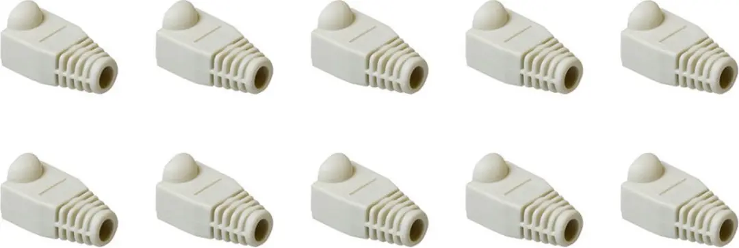 ACT Cable Boots RJ-45 5.5mm AC4120 - 10 Stuks - Beige