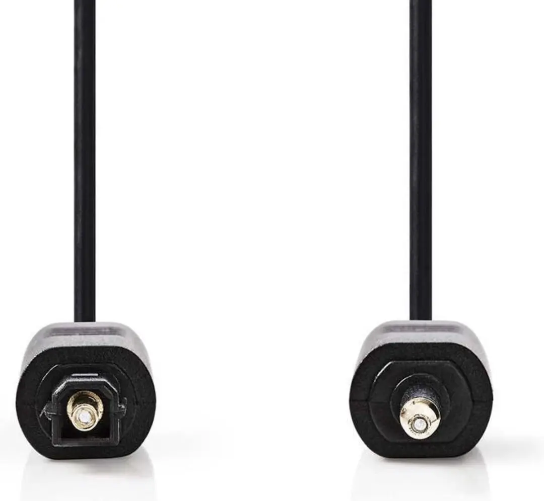 Nedis Optische Audiokabel CAGP25100BK10 - 1m - Zwart