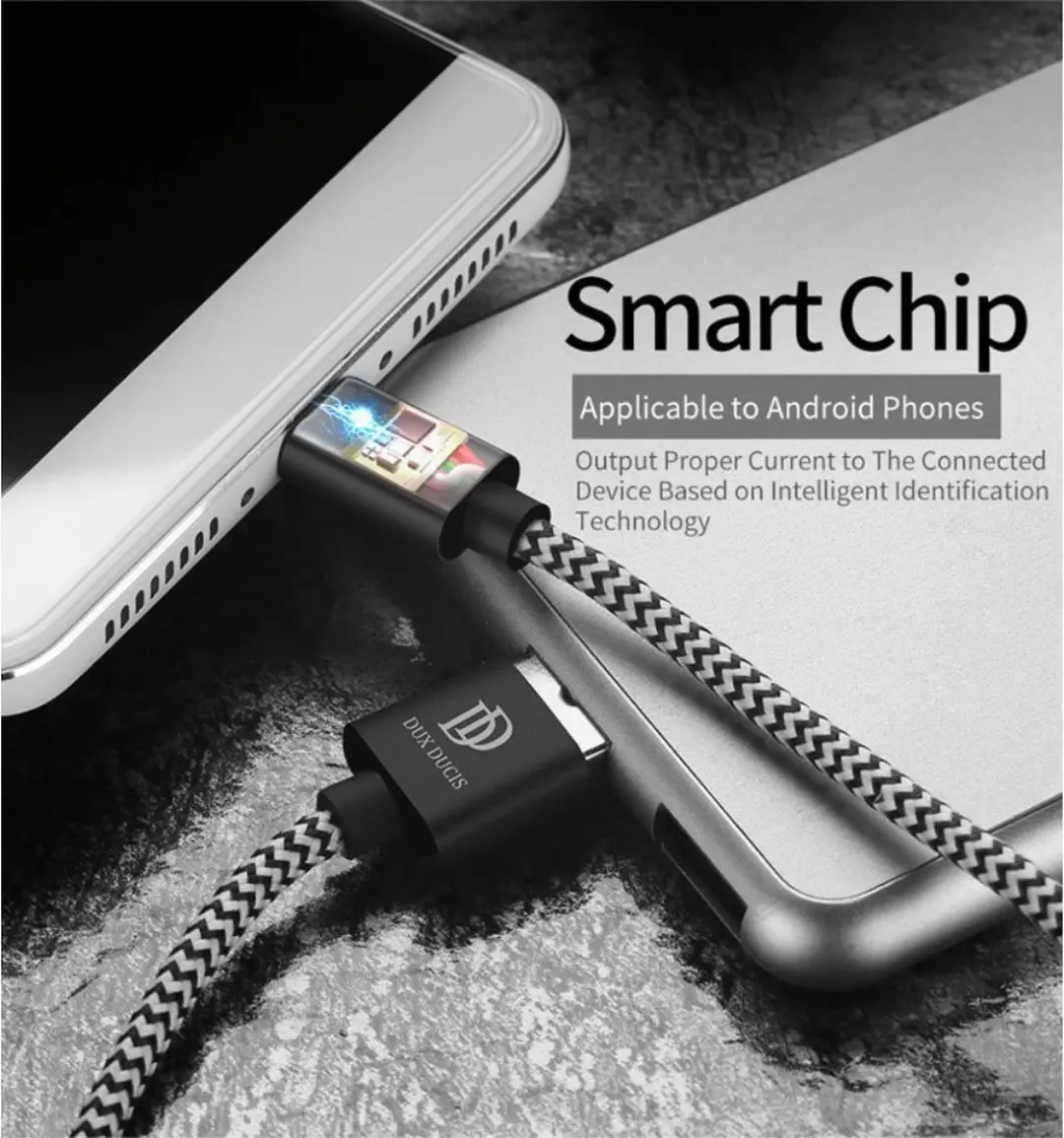 Dux Ducis Fast Charging USB-C Kabel 5m - 2.1A - afbeelding 6 van 6