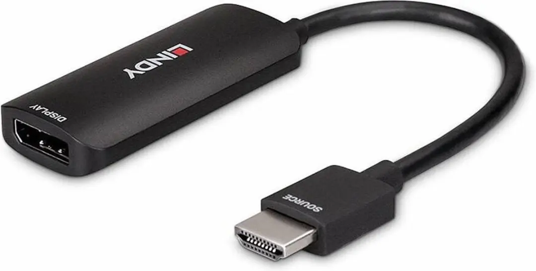 Lindy 38327 HDMI naar DisplayPort Converter - Zwart