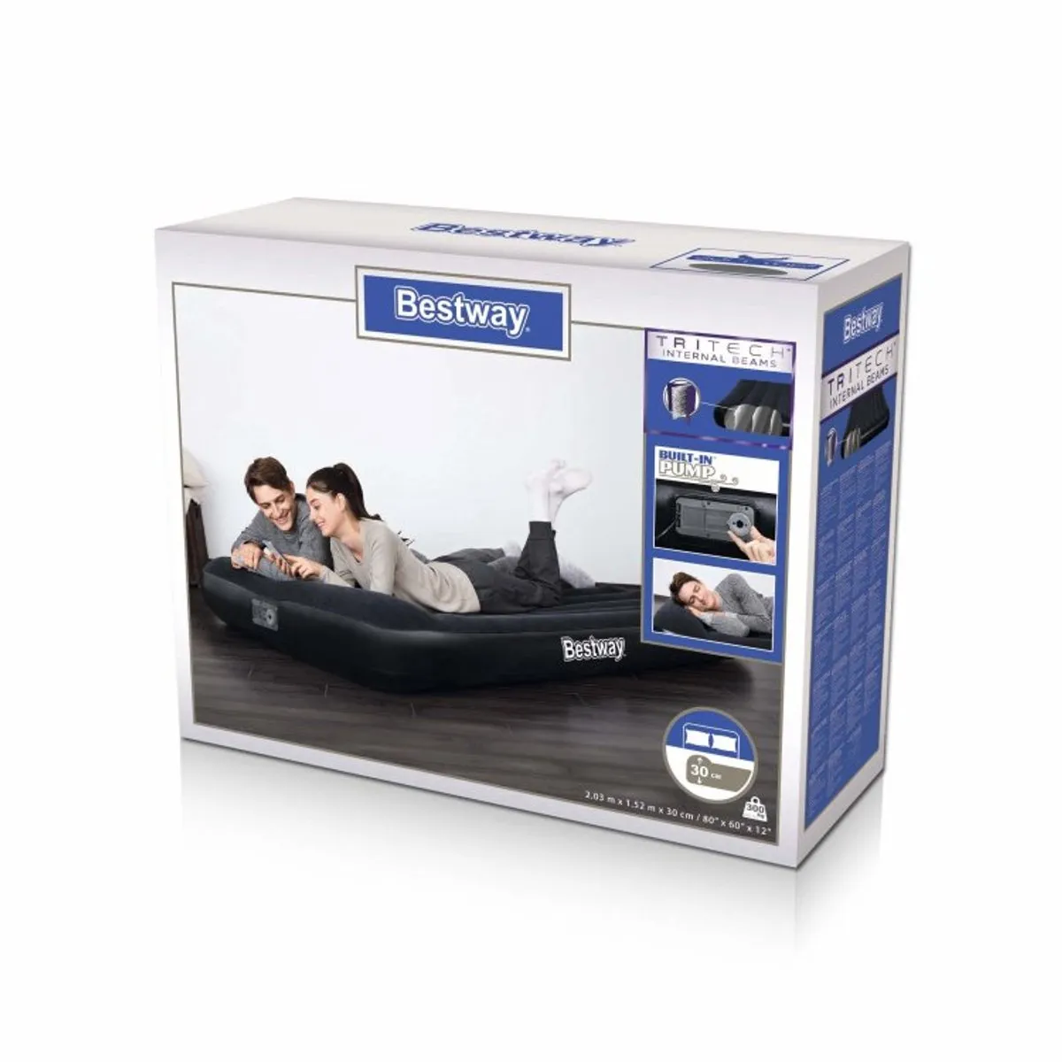 Bestway Tritech Premium Luchtbed Queensize 152cm - Met pomp - afbeelding 6 van 6