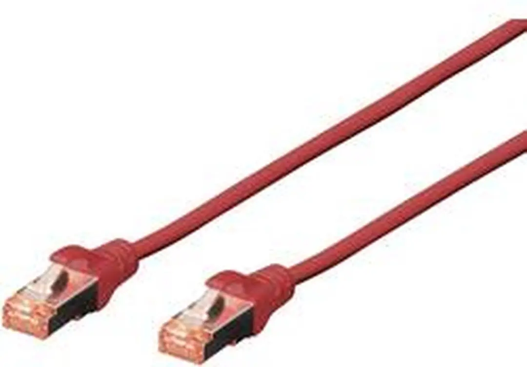 Digitus DK-1644-005/R Netwerkkabel RJ45 - 0,5m - Rood