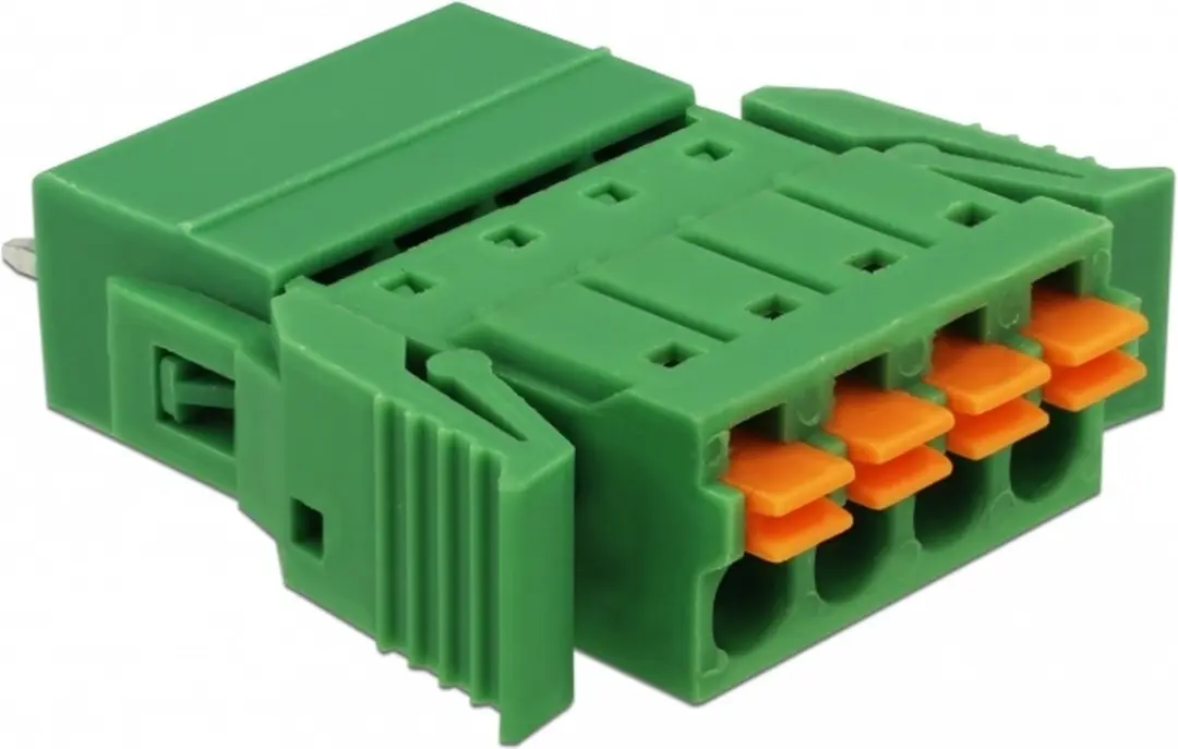 Delock Terminalblok 4-polig 3.81mm Groen
