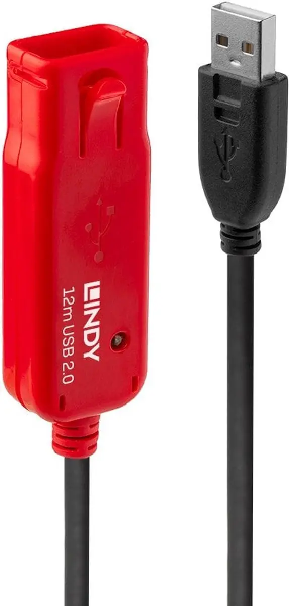 Lindy USB 2.0 Verlenging Pro 12m