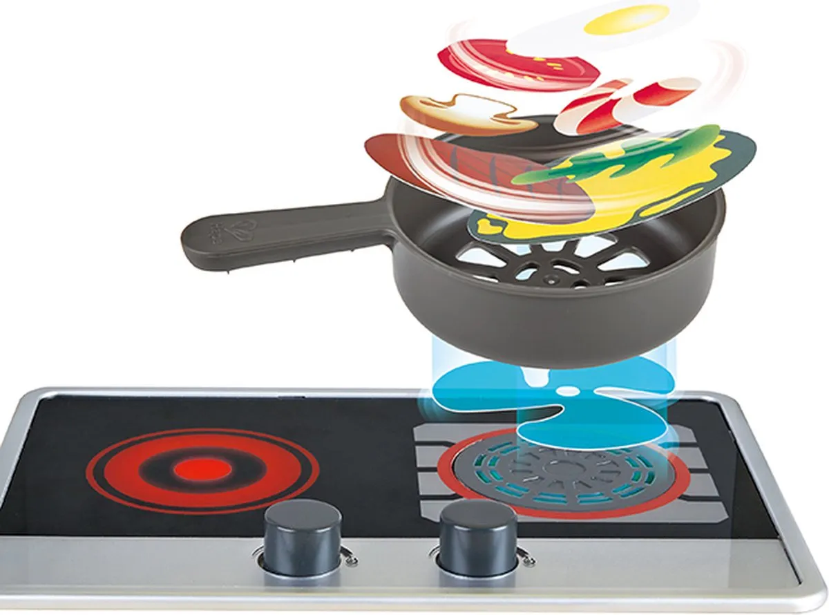 Hape Deluxe Speelkeuken met Magnetron - Veelkleurig