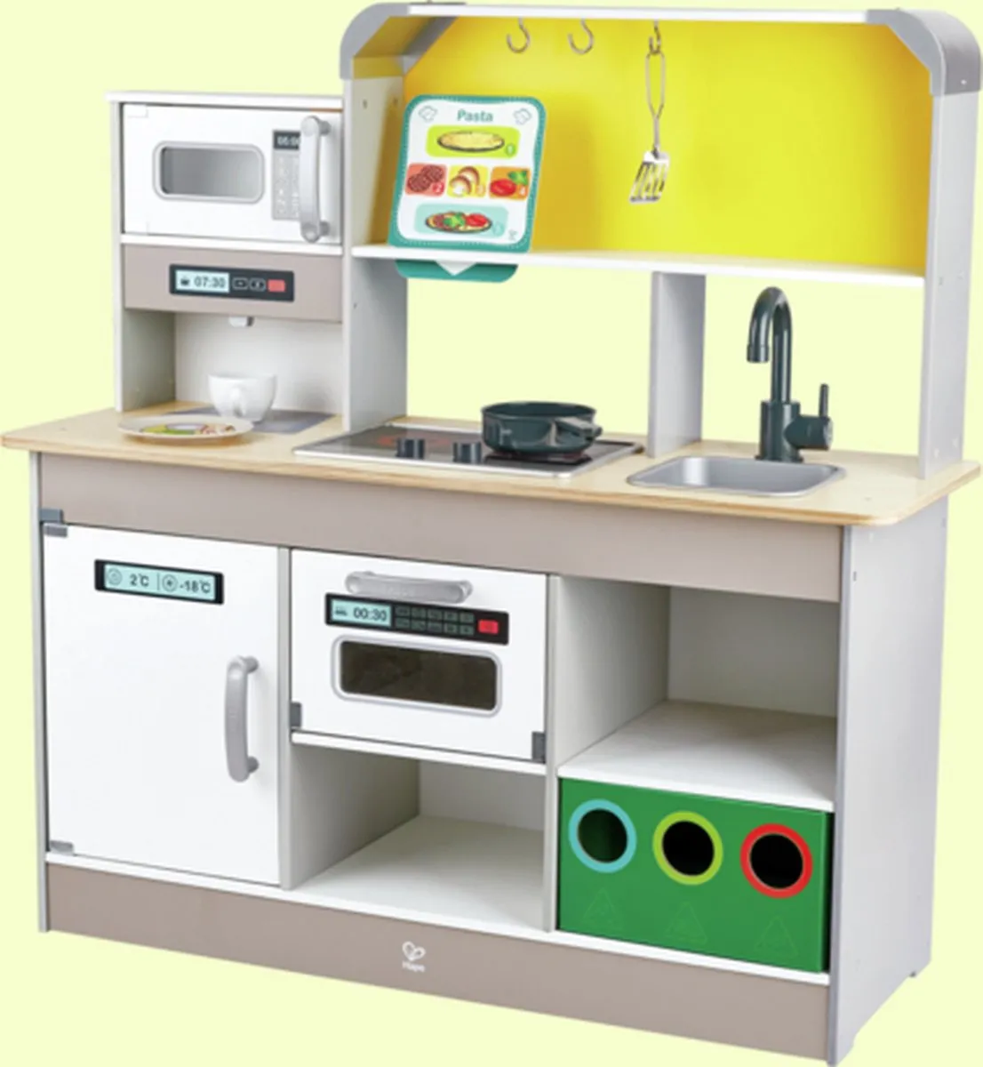 Hape Deluxe Speelkeuken met Magnetron