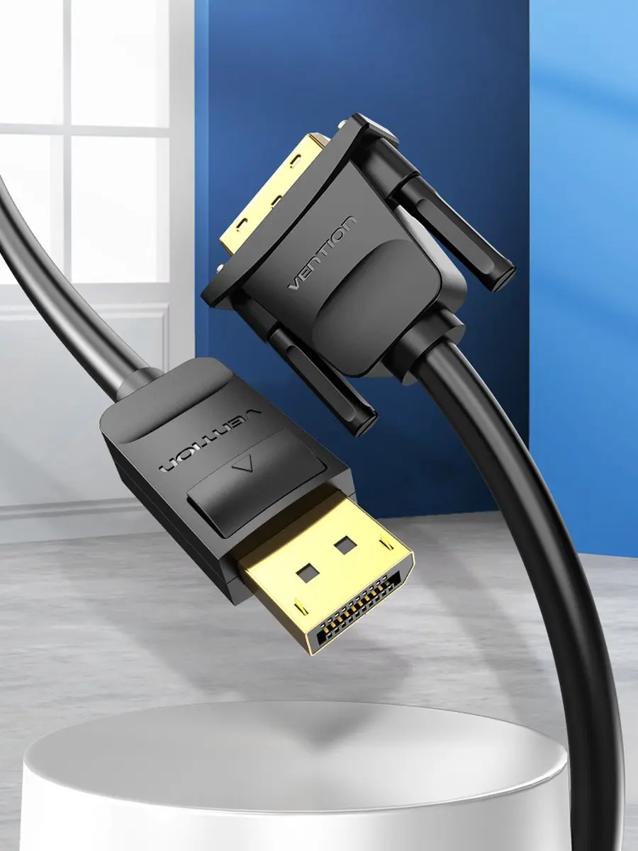 Vention DisplayPort naar DVI Kabel HAFBF - 1m - Zwart - afbeelding 6 van 6