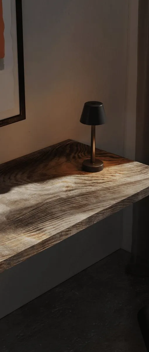 Calex Lucca Oplaadbare Tafellamp - RGBW - Zwart