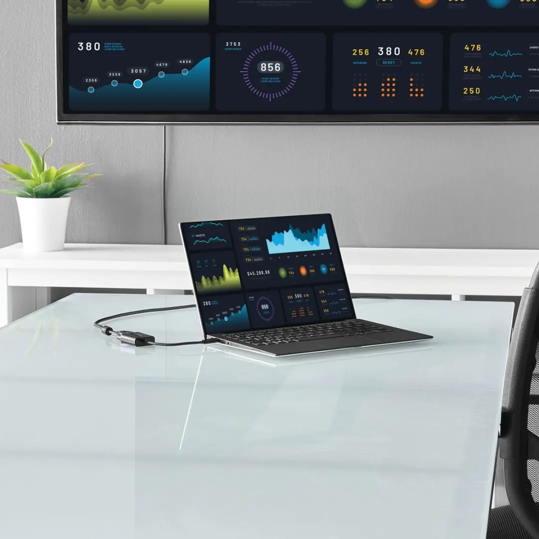 Startech CDP2VGA USB-C naar VGA Adapter - Zwart